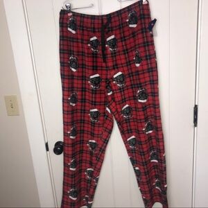 Saddlebred Men's Lounge Pants Red‎ Plaid Large NWT